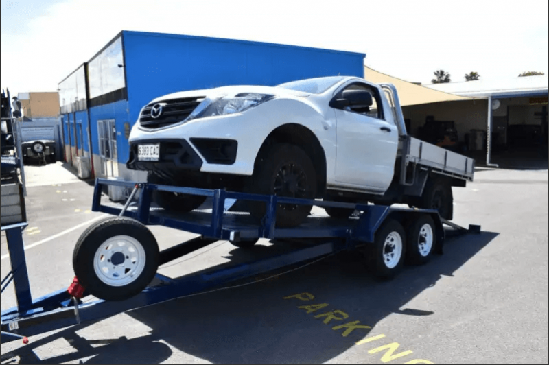 Car Trailer Full Floor Tilt Hydraulic Ram 2800 Kilo Rated 7190