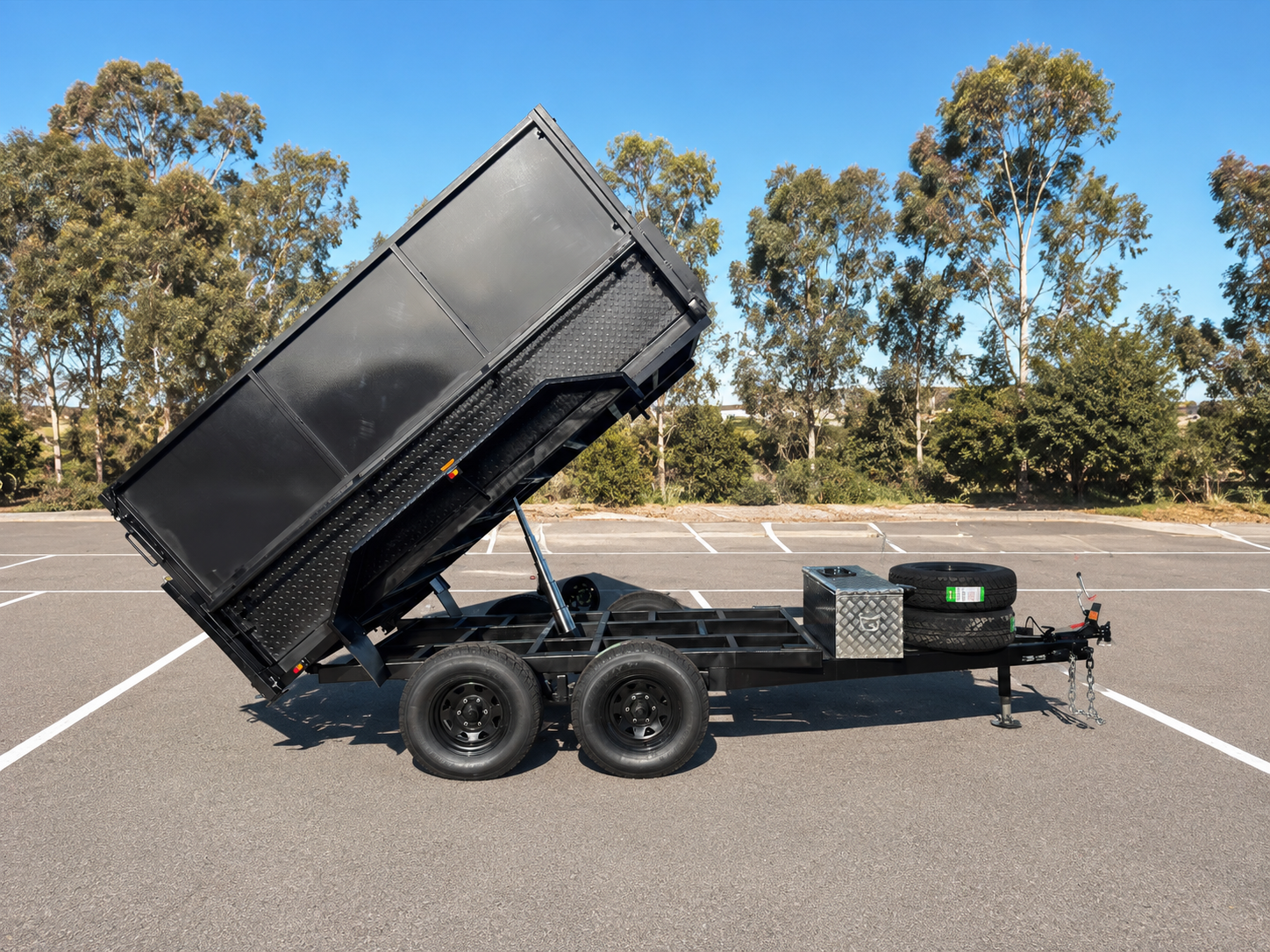 10x5 Tandem Hydraulic Tipper Trailer – 3.5T GVM | Australian Made - Image 6