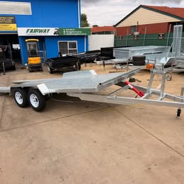 4.8M × 2M – 3.2T GALVANISED HYDRAULIC TILT CAR TRAILER - Image 6