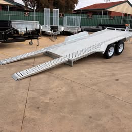 4.8M × 2M – 3.2T GALVANISED HYDRAULIC TILT CAR TRAILER